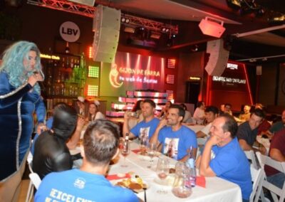 cena con espectáculo gijon