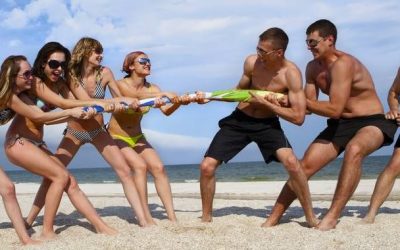 Gymkanas en la playa Gijón