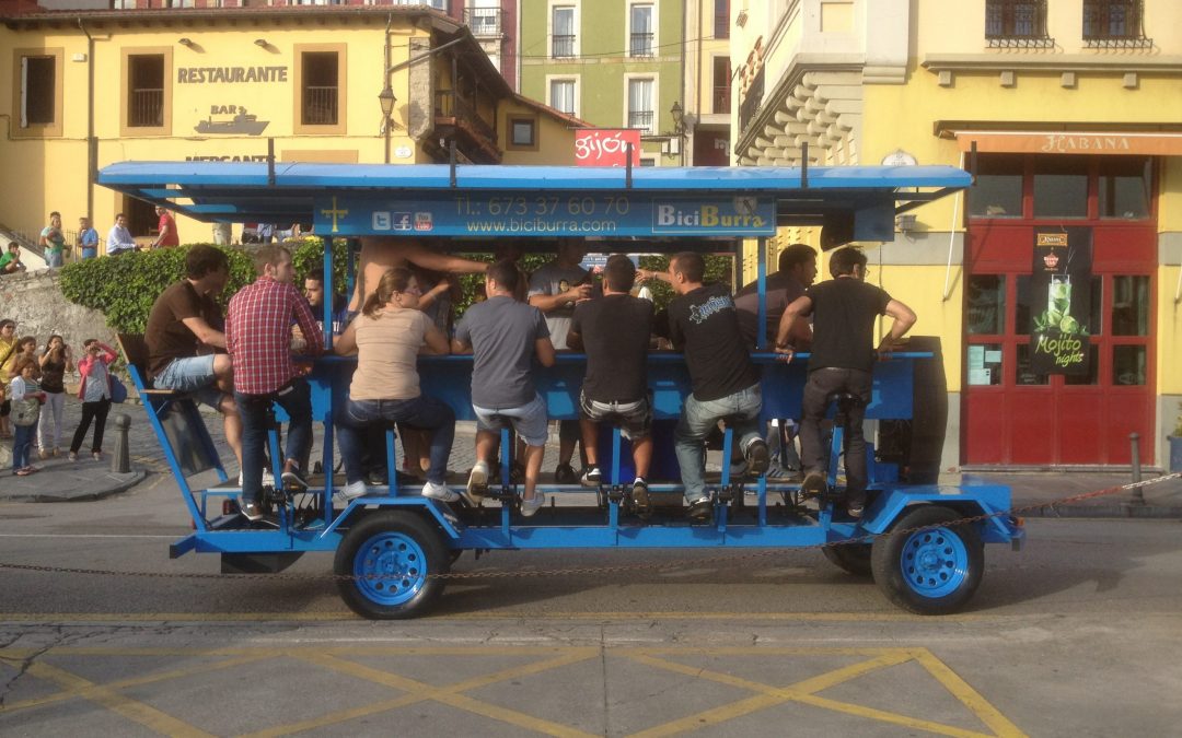 Biciburra en Gijón, Bici cerveza
