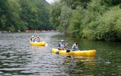 Descenso del Sella en canoa