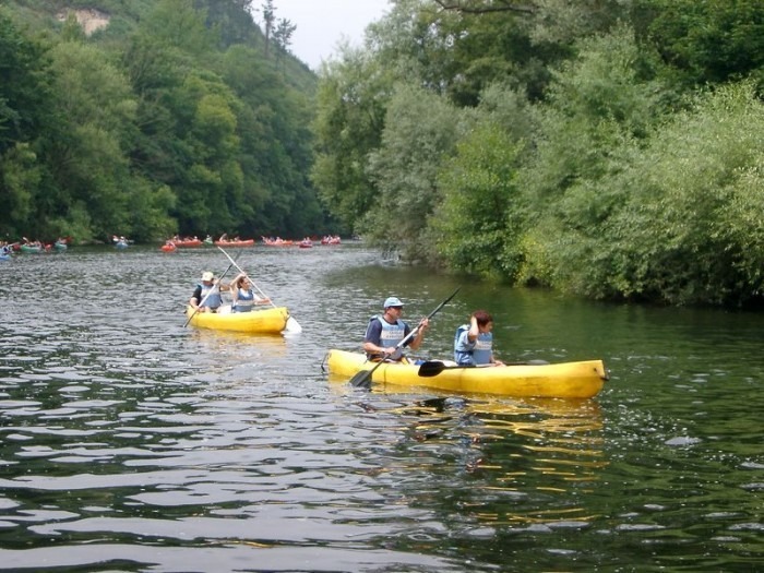 Descenso del Sella en canoa